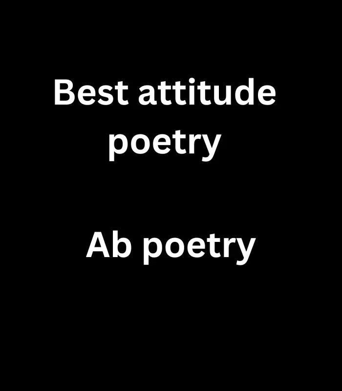 Best Attitude Poetry in urdu