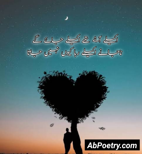 Tanhai Poetry in Urdu 
