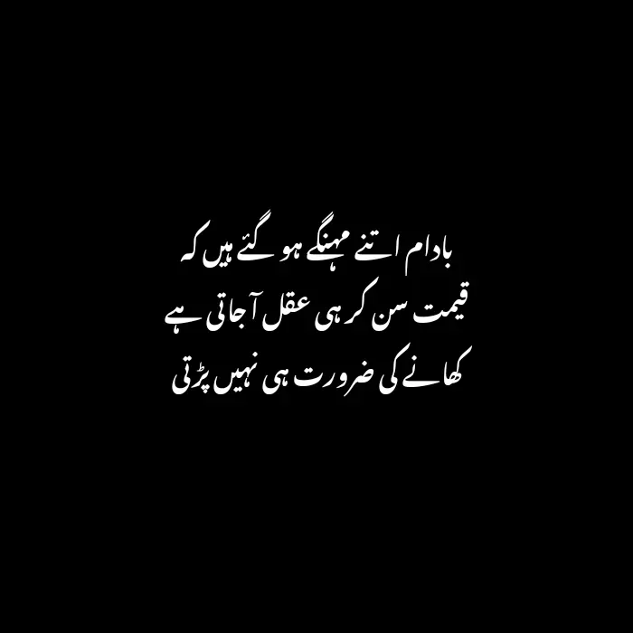 Funny Poetry in Urdu